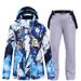001 Men's Suit Set For Snowboarding And Skiing, Korean Style, Plus Size, Winter Thickened Outdoor Northeast Travel Ski_desvips.com