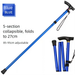New Foldable Cane Portable Ultra-light Elderly Walking Outdoor Hiking Stick_desvips.com