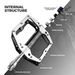 ROCKBROS Aluminum Bike Pedals 11×10cm Platform Trekking & Downhill Flat Pedals_desvips.com