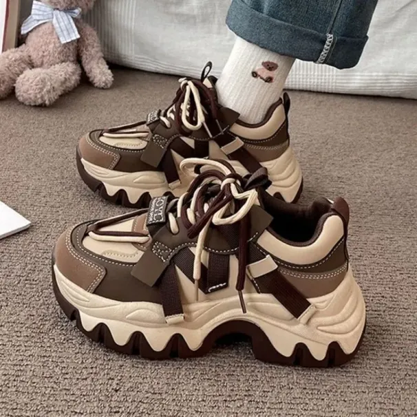 New Free Shipping Designer Women Outdoor Trendy Sneakers Sports Platform Running Shoes Breathable Athleisure Runners_desvips.com