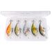 TREHOOK 5pcs Bionic Crankbaits Pike Wobblers Sets 6cm 10g Floating Minnow Fishing Lures Kit Artificial Bait For Bass_desvips.com