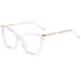 3288 Cat Eye Metal Anti Blue Glasses, Fashionable Flat Light Frame, Trendy For Men And Women_desvips.com