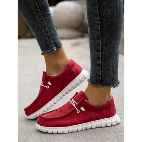 Arrival Summer New Autumn Comfortable Casual Womens Canvas Shoes For Women Brand Fashion Flat Loafers Shoe Ddmysaturn_desvips.com