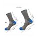 Merino Wool Cushioning Sweat-absorbing Hiking And Climbing Socks, Towel-soled, Non-slip, Breathable, Mid-calf_desvips.com