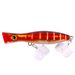 HENGJIA 6pc 17cm/6.69in 83g Big Popper Fishing Lure Set Pesca Treble Hooks Crank Bait 3D Eyes Artificial Hard Bait Carp Pike Fishing Tackle_desvips.com