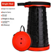 Collapsible Telescoping Stool, Portable Adjustable Folding Chair, Heavy Duty For Camping, Hiking & Travel_desvips.com