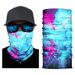 LazyZoom Outdoor Colorful Printed Flowing Watercolor Magic Headscarf Multi-purpose Sports Mask Cycling Headgear_desvips.com