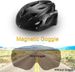 ROCKBROS Bicycle Helmet Youth And Adult Bicycle Helmet Safety Helmet Magnetic Face Shield_desvips.com