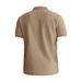 Men's Polo Shirt Solid Color Short Sleeved Casual Slim Lapel Shirt_desvips.com