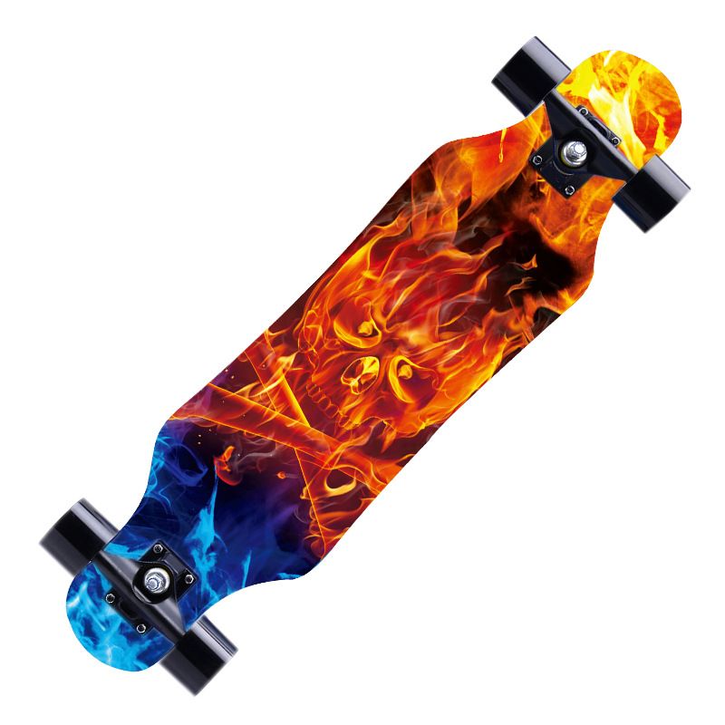 80cm longboard road skateboard Adult brush street beginner professional grade skateboard_desvips.com