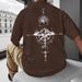 Men's Streetwear 3D Print T-Shirt, Fashion Letter Graphic Summer Top, Casual Breathable Tee_desvips.com