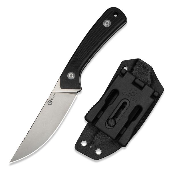 CIVIVI Carveth Fixed Blade Knife With Sheath, 3.59 Inch AEB-L Blade Model C25040-2_desvips.com