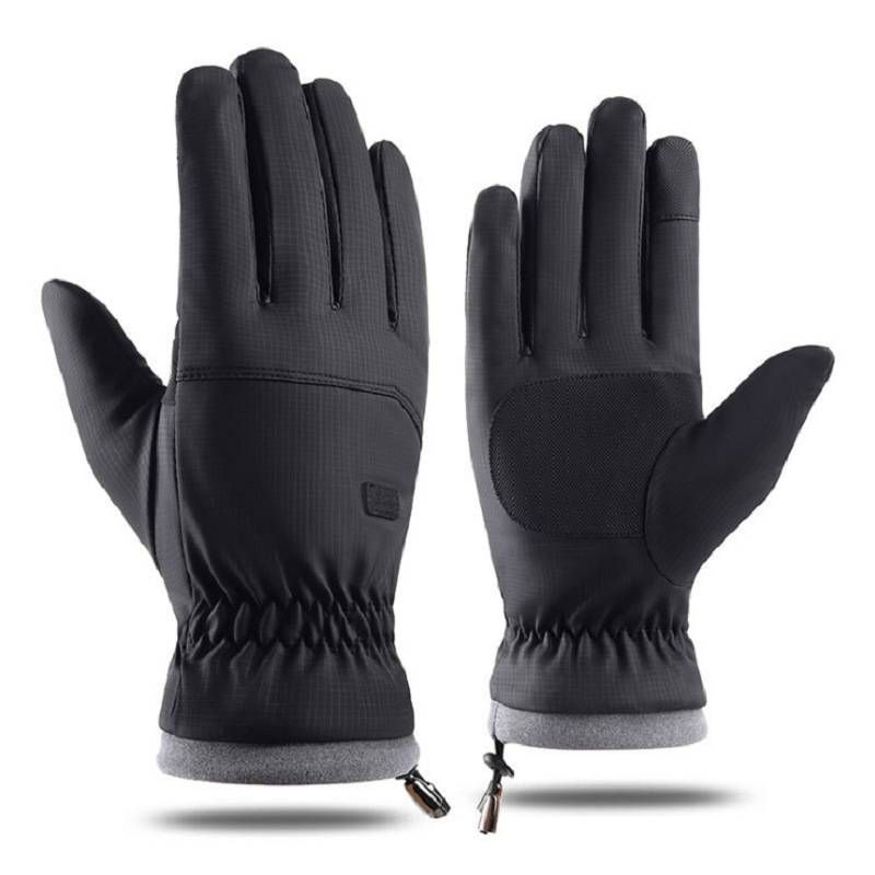 Winter Gloves Men's Windproof Waterproof Plus Velvet Thickened Warm Gloves Sports Riding Motorcycle Touch Screen Warm Gloves_desvips.com
