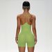 Women's Yoga Bodysuit Padded Chest Cross Strap Body Shaping Fitness Sports Training Beautiful Back Design_desvips.com