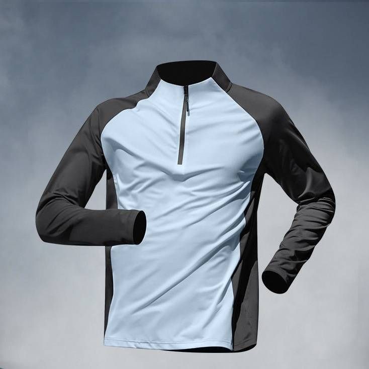Sports Clothing Quick Drying Clothes Long Sleeved Trousers Suit Sports Track And Field Sports T Shirt Running Fitness Clothes_desvips.com