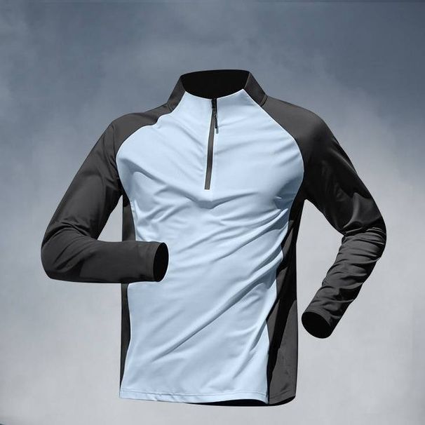 Sports Clothing Quick Drying Clothes Long Sleeved Trousers Suit Sports Track And Field Sports T Shirt Running Fitness Clothes_desvips.com