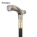 Golden Black Luxury Flower Handle Decorative Stick Costume Parties Cane Halloween For Cosplay And Parties, For Cosplay & Party_desvips.com