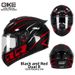 Qike Full Face Motorcycle Helmet Unisex All Season Rider Winter Warmth And Sun Protection Safety Helmet_desvips.com