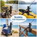 Adjustable Pole Mount Fishing Rod Holder With 1.6" Inner Diameter Clamp, Universal For Bicycle, Boat, Chairs, Cart, Scooter, Motorcycle, ATV & Beach_desvips.com