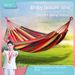 Kayso Outdoor Camping Rope Canvas Hammock HH21 Rainbow Color_desvips.com