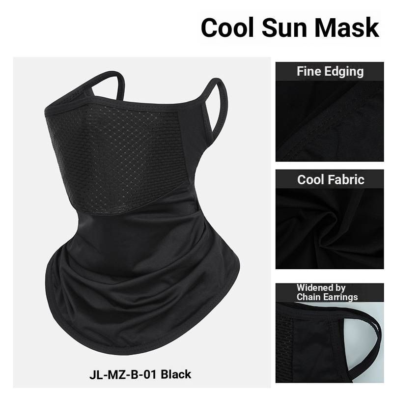 UPF 50+ Cycling Face Mask – Breathable Neck Gaiter With Ear Loops, Sun Protection For Men & Women, Summer Commuting & Outdoor Sports_desvips.com