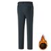 001 2033 Outdoor Casual For Men Winter Fleece-Lined Warm Trousers Windproof Waterproof Wear-Resistant Long Pants With Belt_desvips.com