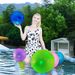 Glow-in-the-Dark Beach Ball - Thickened PVC Light-Up Water Play Ball For Pool Parties Outdoor Summer Games & Night Swimming_desvips.com