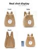 XST Cute Cartoon Children's Kindergarten Outdoor Leisure Plush Bear Backpack_desvips.com
