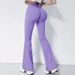 Cross-Border Hot-Selling Yoga For Women High Waist Hip-Lifting Casual Slightly Flared Elastic Slimming Tight-Fitting_desvips.com