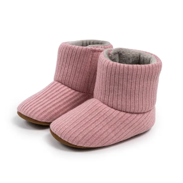 Ankle covered ing Winter cutefeet Infant Baby Boys Girls Soft Sole Warm Prewalker Newborn Boots 3-Colors_desvips.com