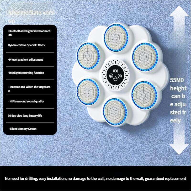 Intelligent Music Boxing Machine For Home Use, Adult Wall Children Punching, Reaction Target, Venting Training_desvips.com