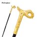 Golden OK Luxury Flower Cane Fashion Decorative Walking Stick Elegant Cosplay Cane Crosier 93cm Performance Stage Cane_desvips.com