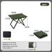 Outdoor Camping Portable Quick-Deploy Lightweight Foldable Multifunctional Carbon Steel Barbecue Table_desvips.com