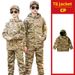 Children's Camouflage Set Boys New Fleece-Lined Hooded Jacket Warm Winter Camp Outfit Girls_desvips.com