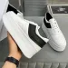 Casual Shoes Spring And Autumn Women's Sports Round Toe Increase Thick Sole Cross Strap Design Single Fashion_desvips.com