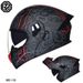 Flip Up Helmet, Motorcycle Helmet, Dual Lens, Men's And Women's All Season Motorcycle Touring And Cruise Helmet, Large Size._desvips.com