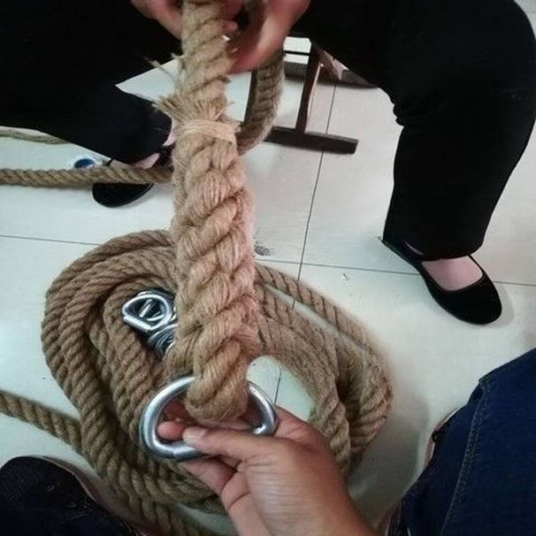 Climbing Jute Fitness Physical Arm Strength Outdoor Suspension Special Hanging Climbing Rope Training_desvips.com