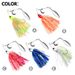Bearded Man Anti-Hook Bottom Lure 10G 14G Tassel Sequin Lifelike Bait Spinnerbait_desvips.com