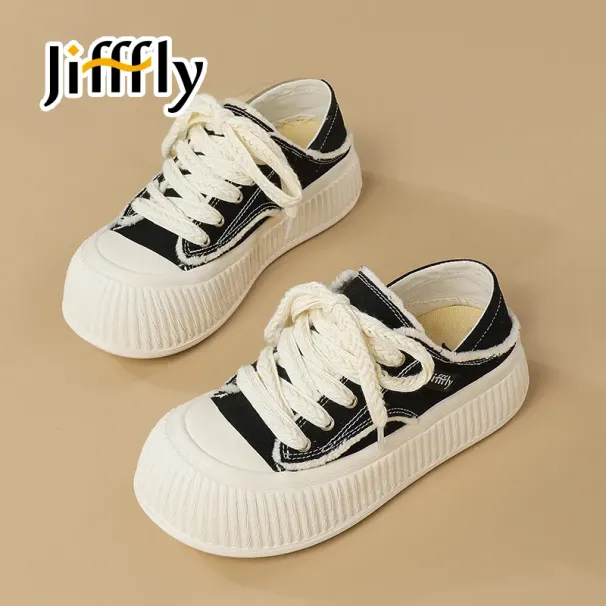 Thick Soled Canvas Women, Half Slippers For Children, Instagram Versatile, One Foot Lazy Cookie Designer S, Casual_desvips.com