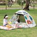 Kids Play Tent With Squirrel Design Portable Sun Shelter For Indoor Outdoor Use UV Protection Mosquito Net_desvips.com