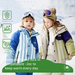 Winter Children's Suit Boys Girls One-piece Set Toddler Windproof Waterproof Warm Thickened Ski Jacket And Pants_desvips.com