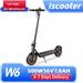 IScooter W6 Electric Scooter 500W 10 Inch Foldable City Commuter Scooter 36V7.8Ah With Bluetooth_desvips.com