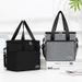 Large Insulated Lunch Box Square Aluminum Foil Thermal Food Bag For Picnic Office Leakproof Meal Container Carrier With Handles_desvips.com
