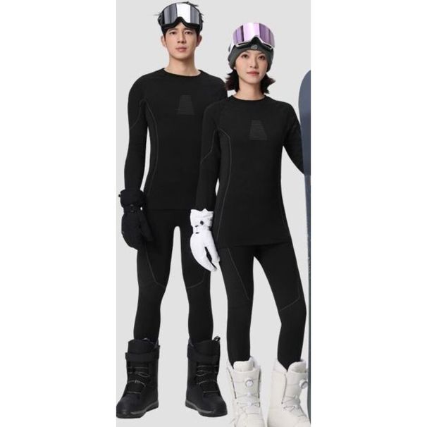 Men's Outdoor Sports Functional Underwear Autumn/Winter New Ski Cycling Thermal Underwear Set Base Layer_desvips.com