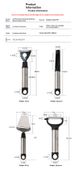 Cross-border Cheese Grater Pizza Cutting Kitchen Kitchenware Ice Cream Spoon Multifunctional Stainless Steel 16-piece Set_desvips.com