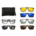 New Releases In December Cross-Border Cycling Magnetic TR90 Polarized Sunglasses One Pair With Five Clip-On Lenses Sports Retro Set Wholesale_desvips.com