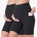 Sports Clothing Dynamic Pregnancy Yoga Shorts Over Belly Comfortable Cycling Sports Dynamic Pregnancy Fitness Shorts With Pockets_desvips.com