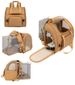 Multi-Functional Pet Backpack, Adjustable Straps/Smooth Zippers/Anti-Escape Hook, Warm Fleece Lining For Pet Outdoor Travel_desvips.com