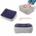 Inflatable Foot Massage Mat With Soft Flocking - Portable Acupressure Pad For Reflexology Yoga & Home Spa (Non-Slip PVC Lightweight)_desvips.com