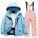 Children's Ski Suit Set For Boys, Girls, And Children (Waterproof, Warm Overalls, New Style, Professional Equipment For Northeast China)_desvips.com